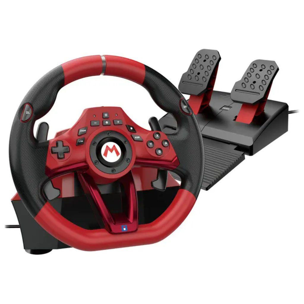 HORI Mario Kart Racing Wheel Pro Deluxe con Pedali