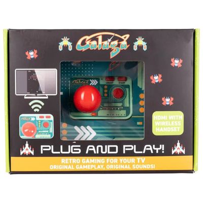 Fizz Creations Galaga – Gioco arcade Plug & Play con HDMI e joystick wireless Fizz Creations Galaga – Gioco arcade Plug & Play con HDMI e joystick wireless