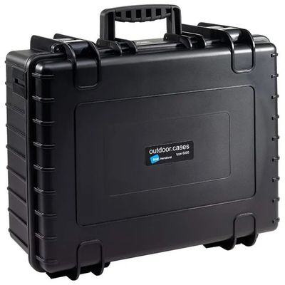 B+W 6000/B/RPD Valigia Rigida IP67 con Divisori Imbottiti – Nera
