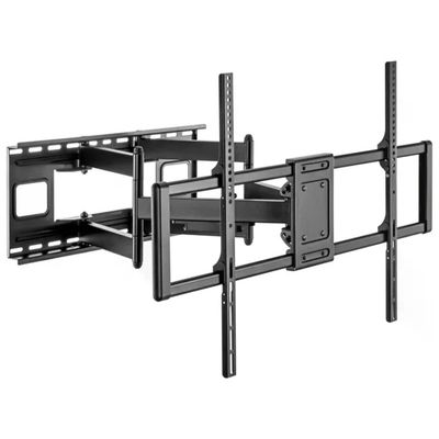 EQUIP 650343 Supporto TV da parete orientabile per schermi da 60 a 120 pollici, nero