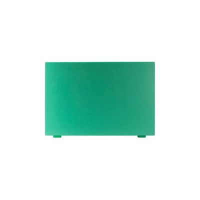 Bisetti Chef tagliere professionale in polietilene verde con fermi 50 × 40 × 2 cm