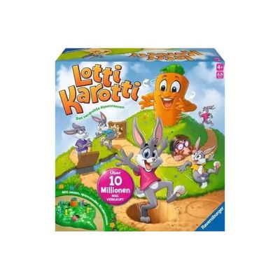Ravensburger Lotti Karotti – Gioco da Tavolo per Famiglie, 2-4 Giocatori, da 4 Anni