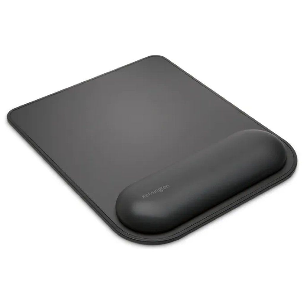 Kensington K52888EU ErgoSoft Tappetino Mouse con Poggiapolsi Gel Superficie Ottica e Laser colore Nero