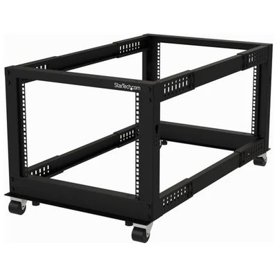 STARTECH.COM StarTech 4POSTRACK8U Armadio Server Rack a Telaio Aperto 8U Profondita' Regolabile 56 6 100 cm STARTECH.COM StarTech 4POSTRACK8U Armadio Server Rack a Telaio Aperto 8U Profondita' Regolabile 56 6 100 cm