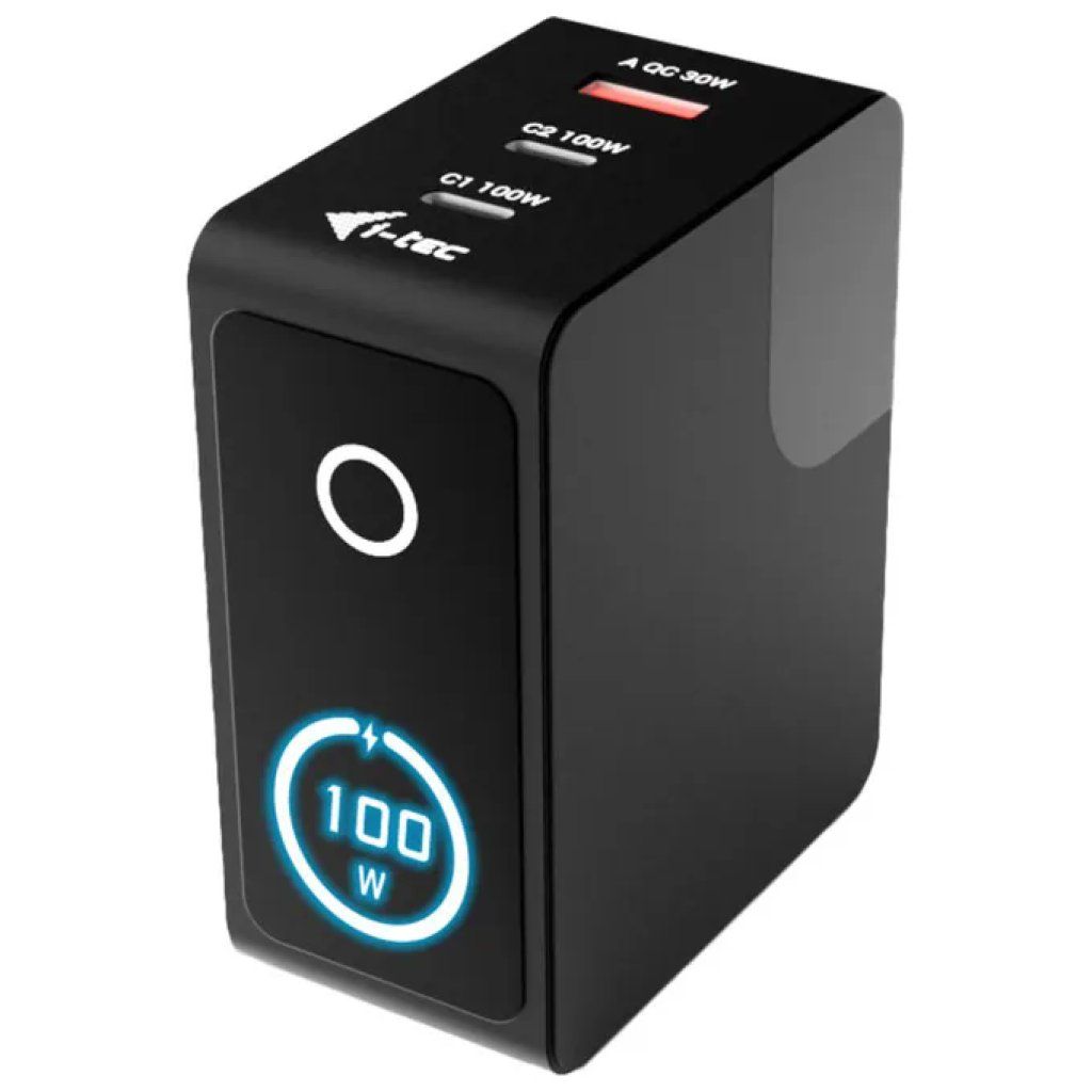 I-tec CHARGER-INTG100W Caricabatterie Multiporta 100W 2x USB-C 1x USB I-tec CHARGER-INTG100W Caricabatterie Multiporta 100W 2x USB-C 1x USB