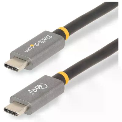 StarTech.com Cavo USB4 USB-C 1 m, 80 Gbps, 240 W, 8K 120 Hz, bianco