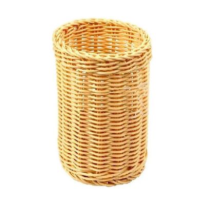ILSA 2408 Portagrissini Cilindrico Effetto Rattan Naturale ILSA 2408 Portagrissini Cilindrico Effetto Rattan Naturale