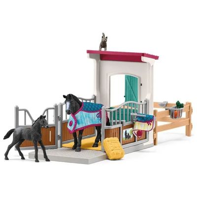 Schleich Horse Club 42611 – Box con Cavalla Appaloosa e Puledro, 34 Pezzi Schleich Horse Club 42611 – Box con Cavalla Appaloosa e Puledro, 34 Pezzi