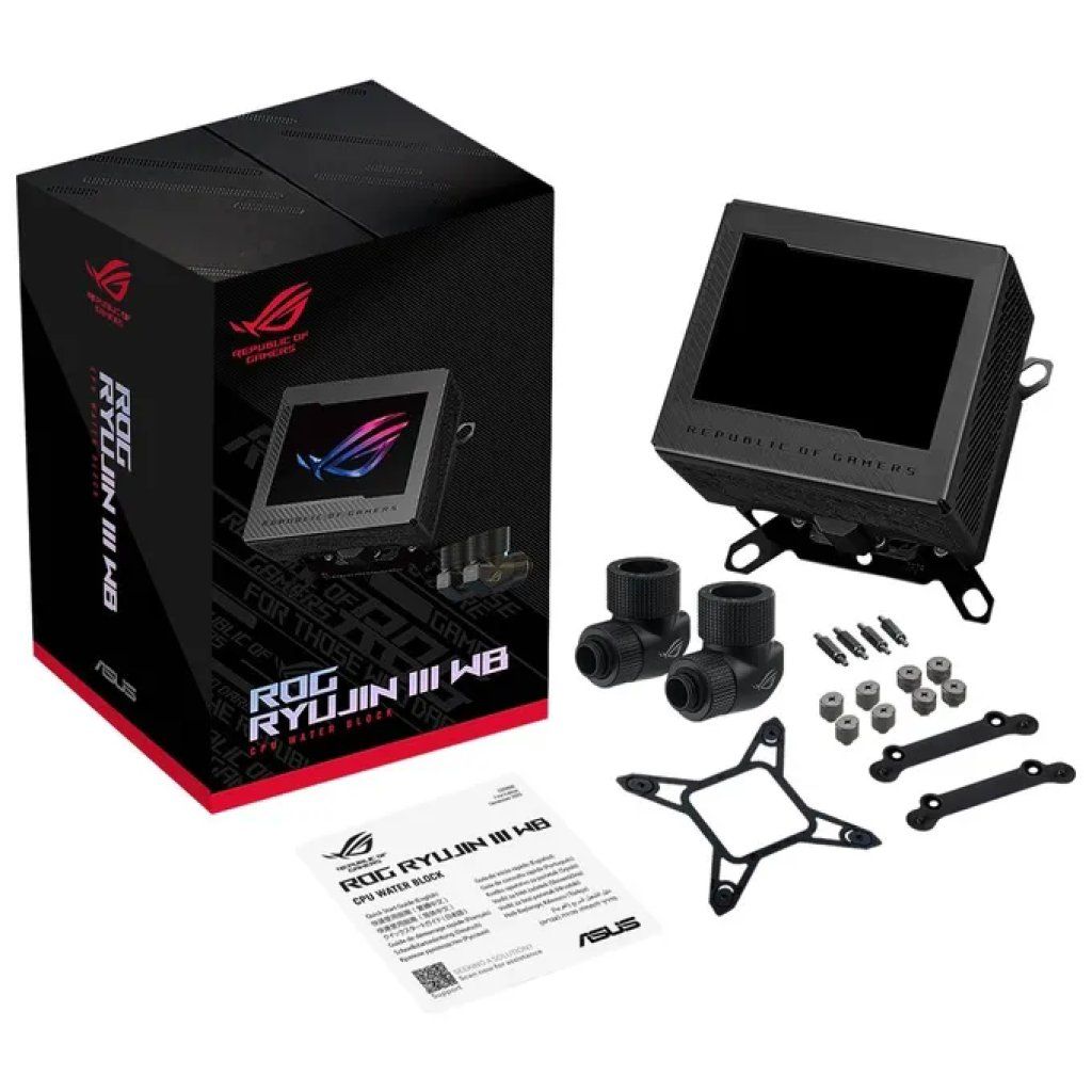 ASUS ROG RYUJIN III WB Waterblock CPU con LCD 3,5"