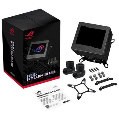 ASUS 90RC00V0-M0UAY0 ROG RYUJIN III WB Blocco di acqua CPU con display LCD 3