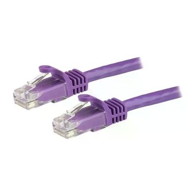 StarTech.com Cavo Ethernet CAT6 RJ45 viola antigroviglio, 1,5 m