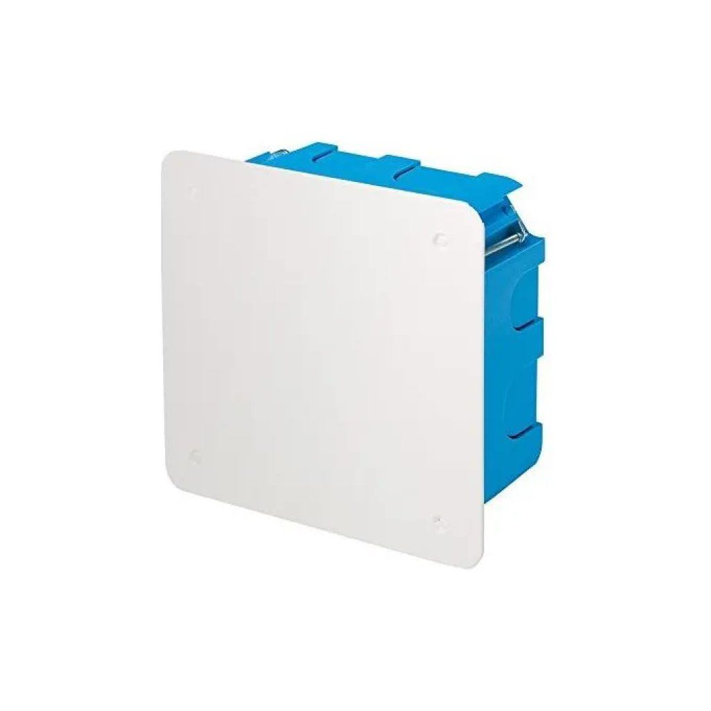 VIGOR-BLINKY Elettrocanali EC340105 – Cassetta da incasso per cartongesso 12 × 10 × 5 cm, IP40, blu