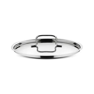 Lagostina 010740060122 Sfiziosa Coperchio Pentola Rotondo 22 cm Acciaio Inox 18
