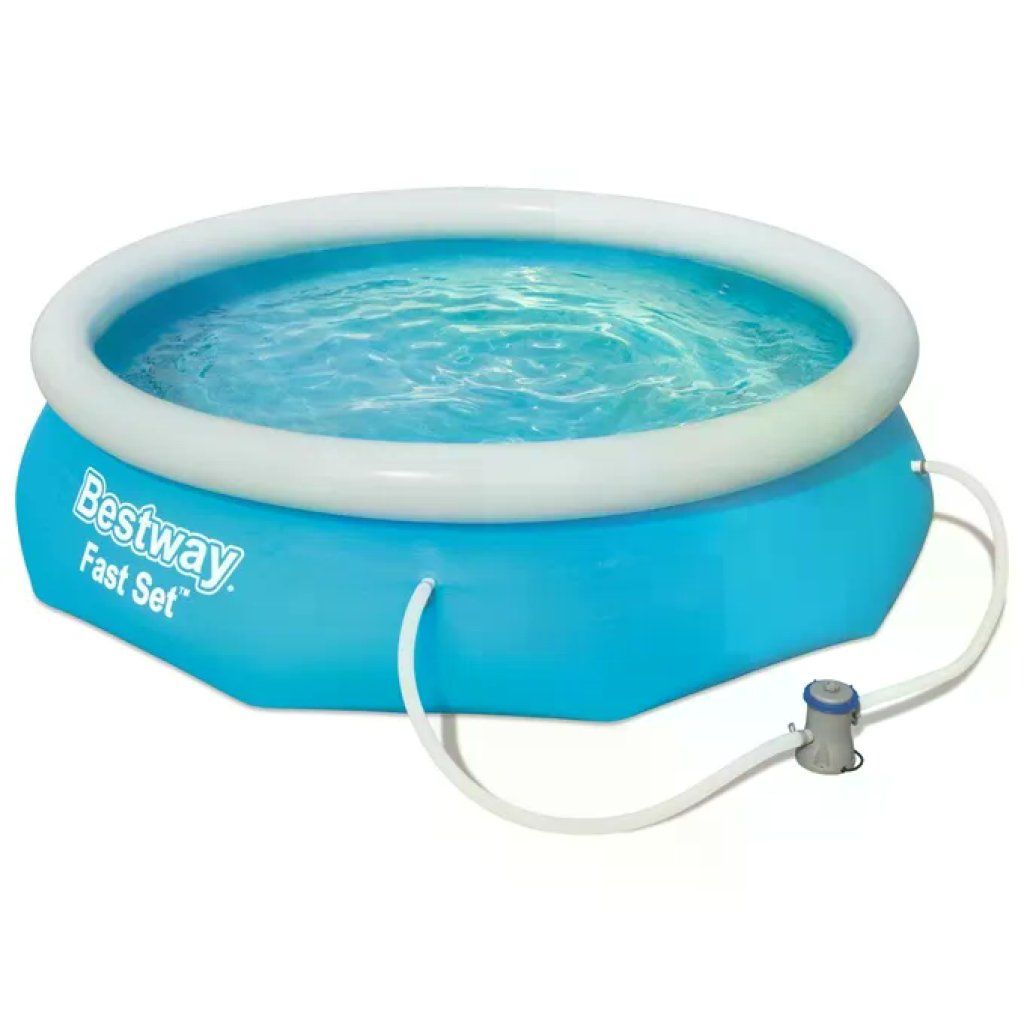 Bestway Fast Set 57270 Piscina Fuori Terra Rotonda 305 x 76 cm con Pompa Filtro