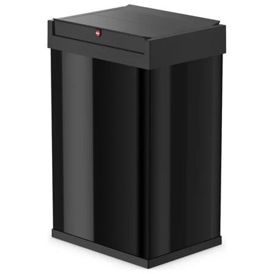 Hailo Big-Box Swing L Cestino 35 L in Acciaio Nero Hailo Big-Box Swing L Cestino 35 L in Acciaio Nero