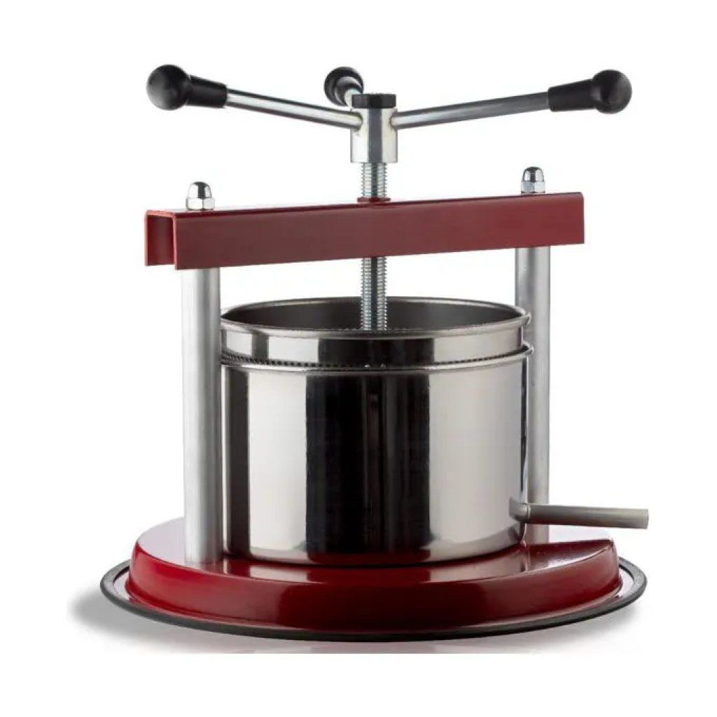 OMAC OMA036 Torchietto Passatutto Manuale in Acciaio Inox, 16 cm, 3,5 L