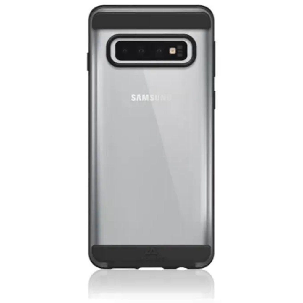 Black Rock Air Robust Cover per Samsung Galaxy S10, grigio trasparente Black Rock Air Robust Cover per Samsung Galaxy S10, grigio trasparente