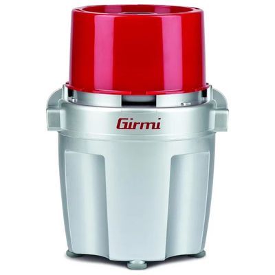 Girmi TR20 Tritatutto 500 W con Lame in Titanio, 250 ml, Rosso e Argento