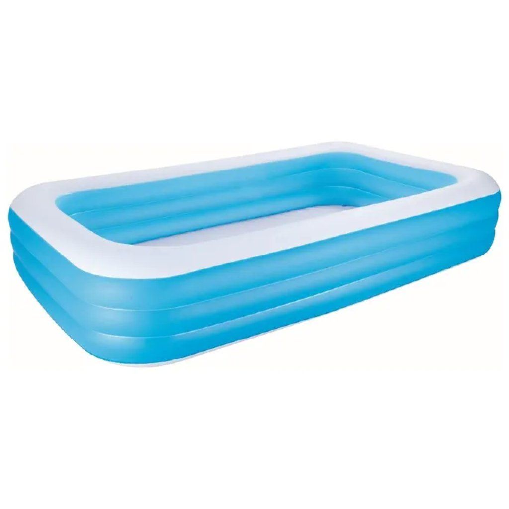 Bestway Piscina Gonfiabile Rettangolare Family 305 x 183 x 56 cm, 1.161 L Bestway Piscina Gonfiabile Rettangolare Family 305 x 183 x 56 cm, 1.161 L