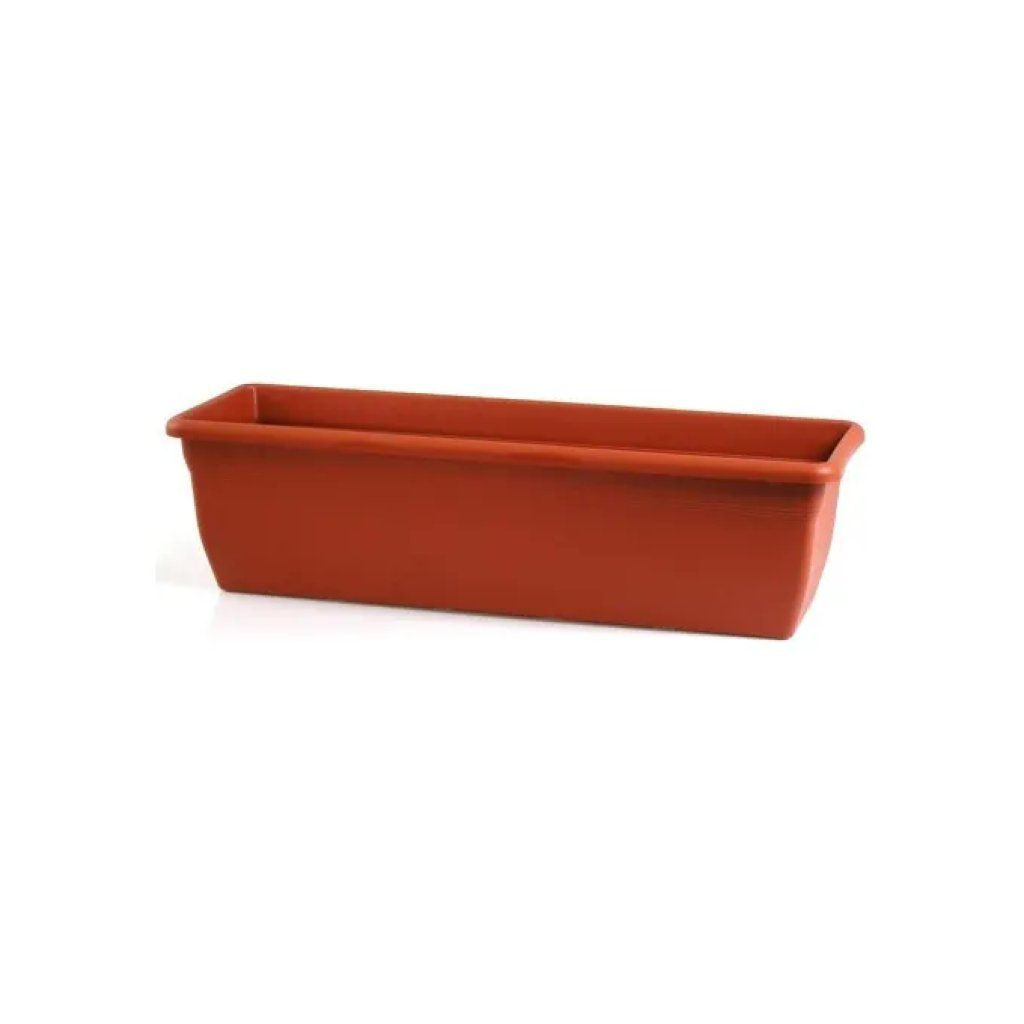 Stefanplast Mediterraneo Balconetta Rettangolare 50 x 20 cm, 11 L, Color Coccio