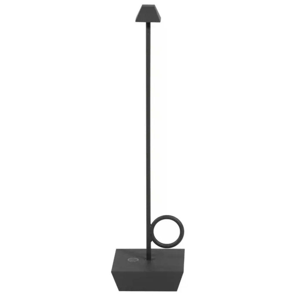 BROGGI DESIGN Broggi Bugia Lampada da Tavolo LED Ricaricabile Antracite BROGGI DESIGN Broggi Bugia Lampada da Tavolo LED Ricaricabile Antracite