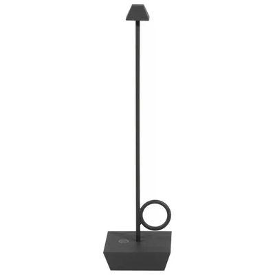 BROGGI DESIGN Broggi Bugia Lampada da Tavolo LED Ricaricabile Antracite