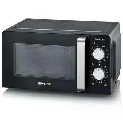 Severin MW 7781 Forno a Microonde con Grill, 17 L, Nero Severin MW 7781 Forno a Microonde con Grill, 17 L, Nero