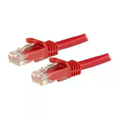 StarTech.com Cavo Ethernet Cat6 RJ45 UTP antigroviglio, 15 m, rosso