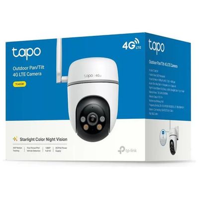 TP-Link Tapo TC40GW Telecamera IP Esterno 4G LTE Full HD TP-Link Tapo TC40GW Telecamera IP Esterno 4G LTE Full HD