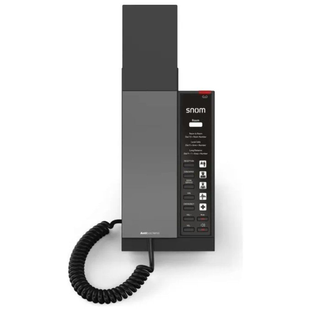 Snom HD340A Telefono Analogico Nero a Linea Singola Snom HD340A Telefono Analogico Nero a Linea Singola