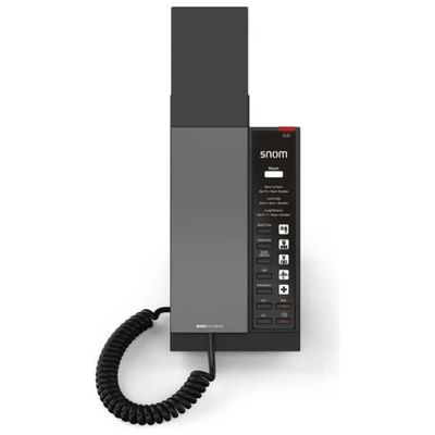 Snom HD340A Telefono Analogico Nero a Linea Singola Snom HD340A Telefono Analogico Nero a Linea Singola