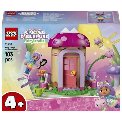 LEGO Gabby's Dollhouse 11212 – Casa in Giardino di Gattina Fatina, 103 pezzi