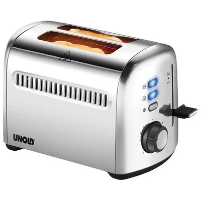 UNOLD 38326 Tostapane 2 Fette in Acciaio Inox, 7 Livelli, 790–950 W UNOLD 38326 Tostapane 2 Fette in Acciaio Inox, 7 Livelli, 790–950 W