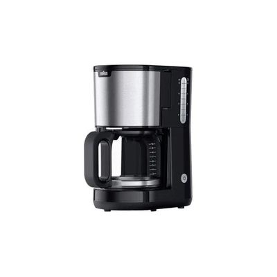 Braun KF 1500 PurShine – Macchina da caffè a filtro, 10 tazze, 1000 W, nera