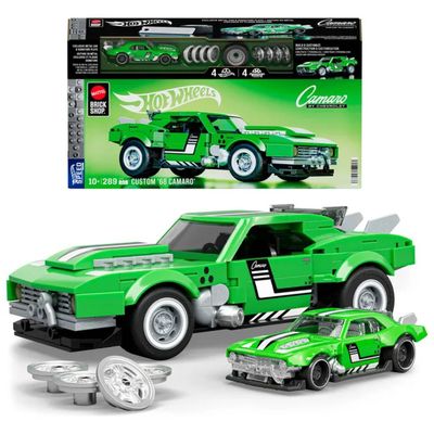 Mattel Brick Shop Hot Wheels Custom ’68 Camaro – Set da 289 pezzi