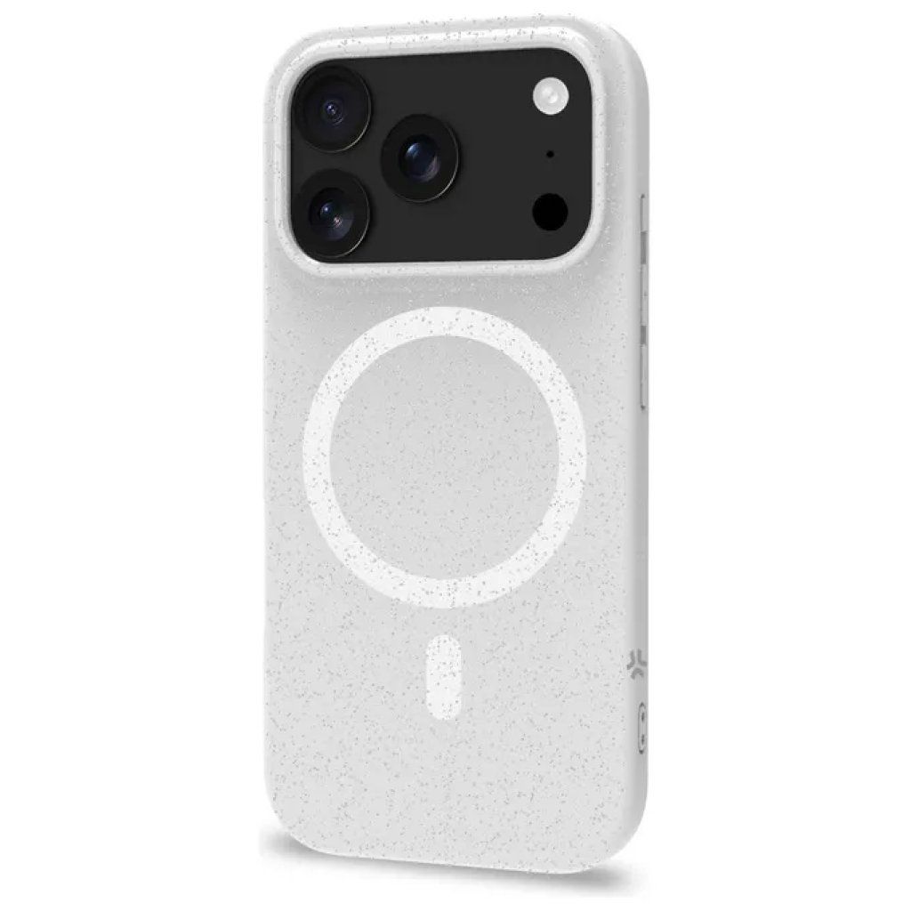 Celly COLMAGGLI1151WH Cover MagSafe per iPhone 17 Pro, Bianca