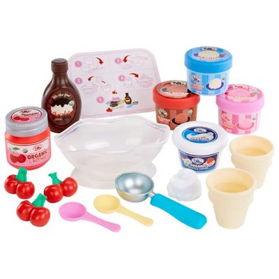 Little Tikes Creative Chefs – Set gioco per preparare gelati, 17 accessori