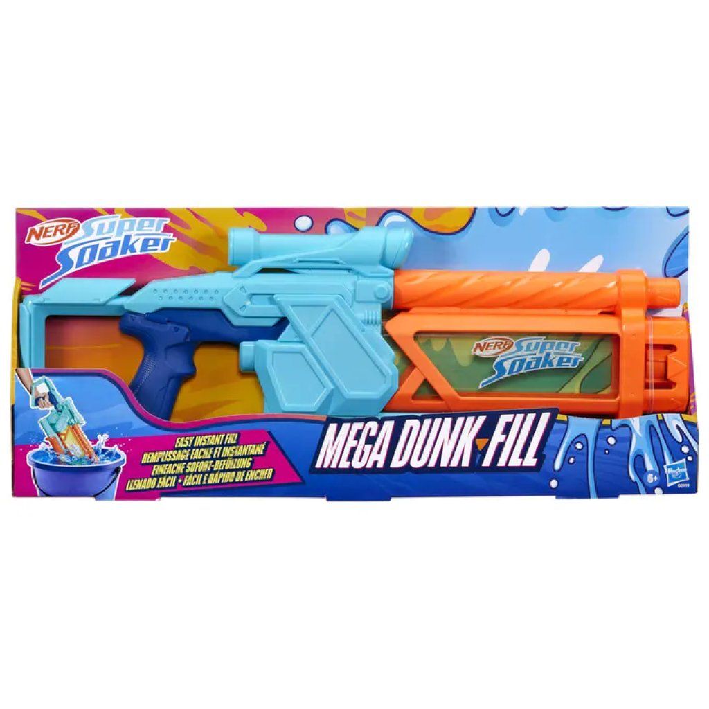 Nerf Super Soaker Mega Dunk-Fill Blaster ad Acqua 1005 ml
