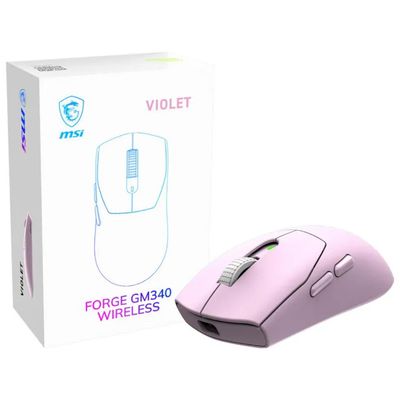 MSI FORGE GM340 Wireless Mouse Gaming Viola