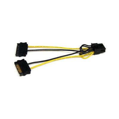 StarTech.com SATPCIEX8ADP Adattatore Cavo di Alimentazione SATA a Scheda Video PCI Express 8 pin 15 cm colore
