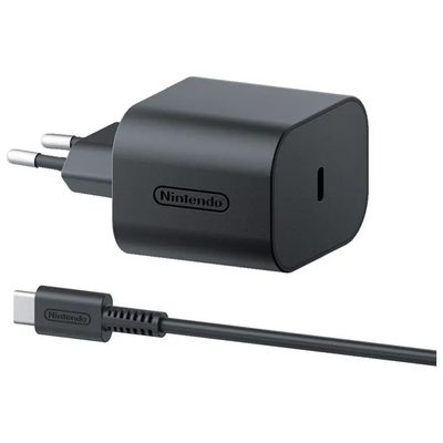 NINTENDO Alimentatore AC Nintendo USB-C per Switch 2 – Nero