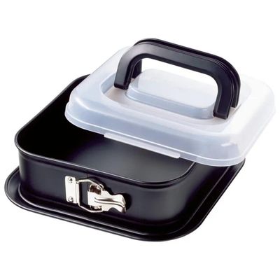 Kaiser Bake & Take – Stampo quadrato apribile 24 × 24 cm con coperchio Kaiser Bake & Take – Stampo quadrato apribile 24 × 24 cm con coperchio