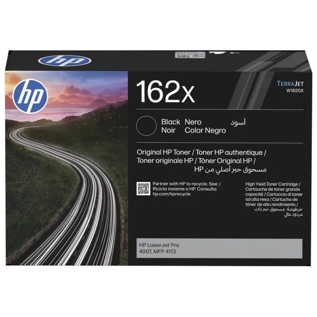 HP Toner originale HP W1620X nero, resa fino a 10.000 pagine HP Toner originale HP W1620X nero, resa fino a 10.000 pagine