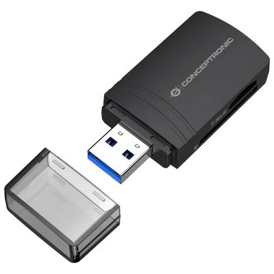Conceptronic BIAN06B Lettore di Schede USB 3.2 SD e microSD