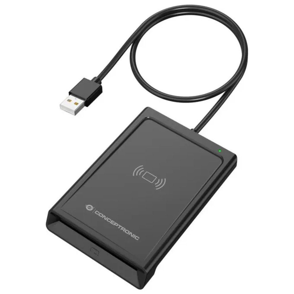 Conceptronic BIAN11B – Lettore smart card USB con NFC