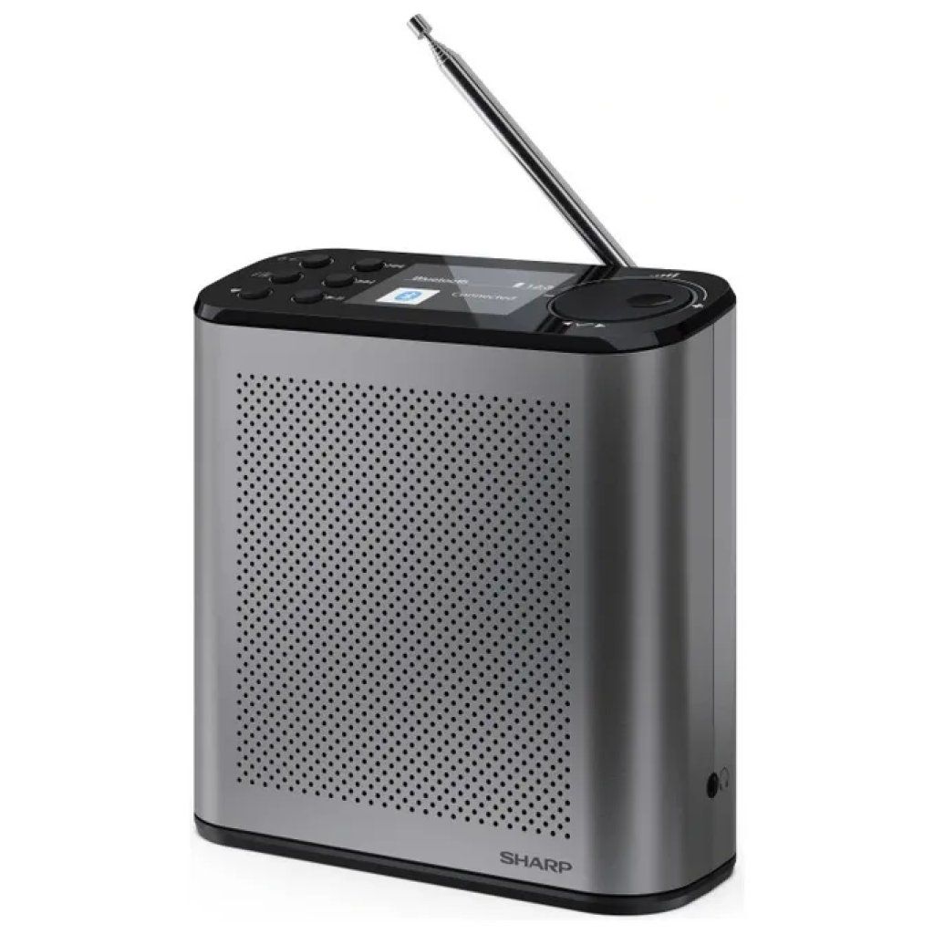 Sharp DR-P530GY Radio DAB/DAB+ Portatile Bluetooth 5.3, Grigio Sharp DR-P530GY Radio DAB/DAB+ Portatile Bluetooth 5.3, Grigio