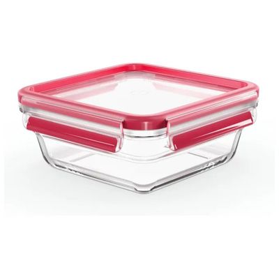 EMSA Clip & Close contenitore quadrato in vetro 0,8 L EMSA Clip & Close contenitore quadrato in vetro 0,8 L