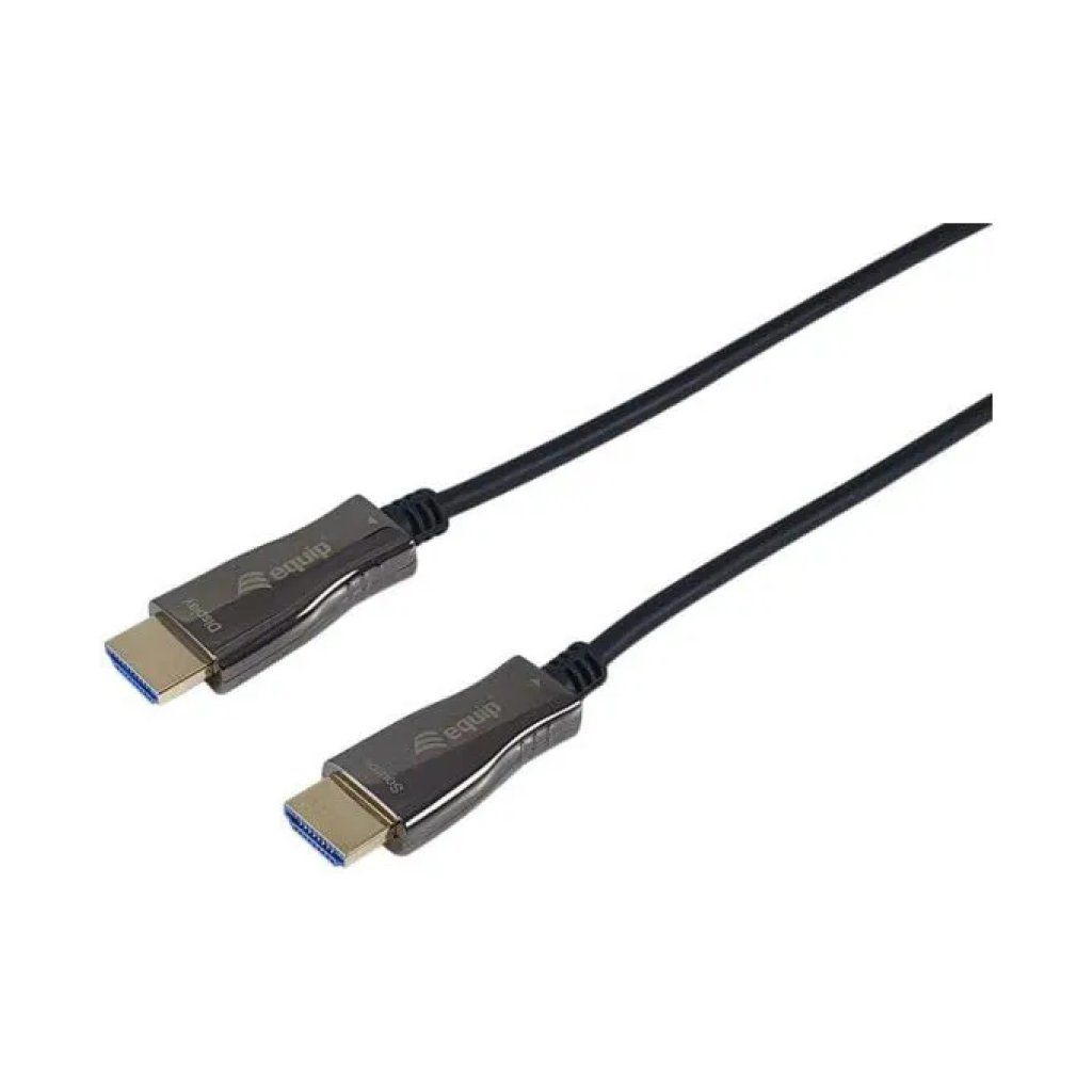 Equip 119412 Cavo HDMI 2.0 AOC 4K 60 Hz, 15 m, Nero