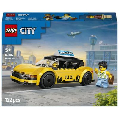 LEGO City Taxi Giallo 60487 – Set da 122 pezzi LEGO City Taxi Giallo 60487 – Set da 122 pezzi