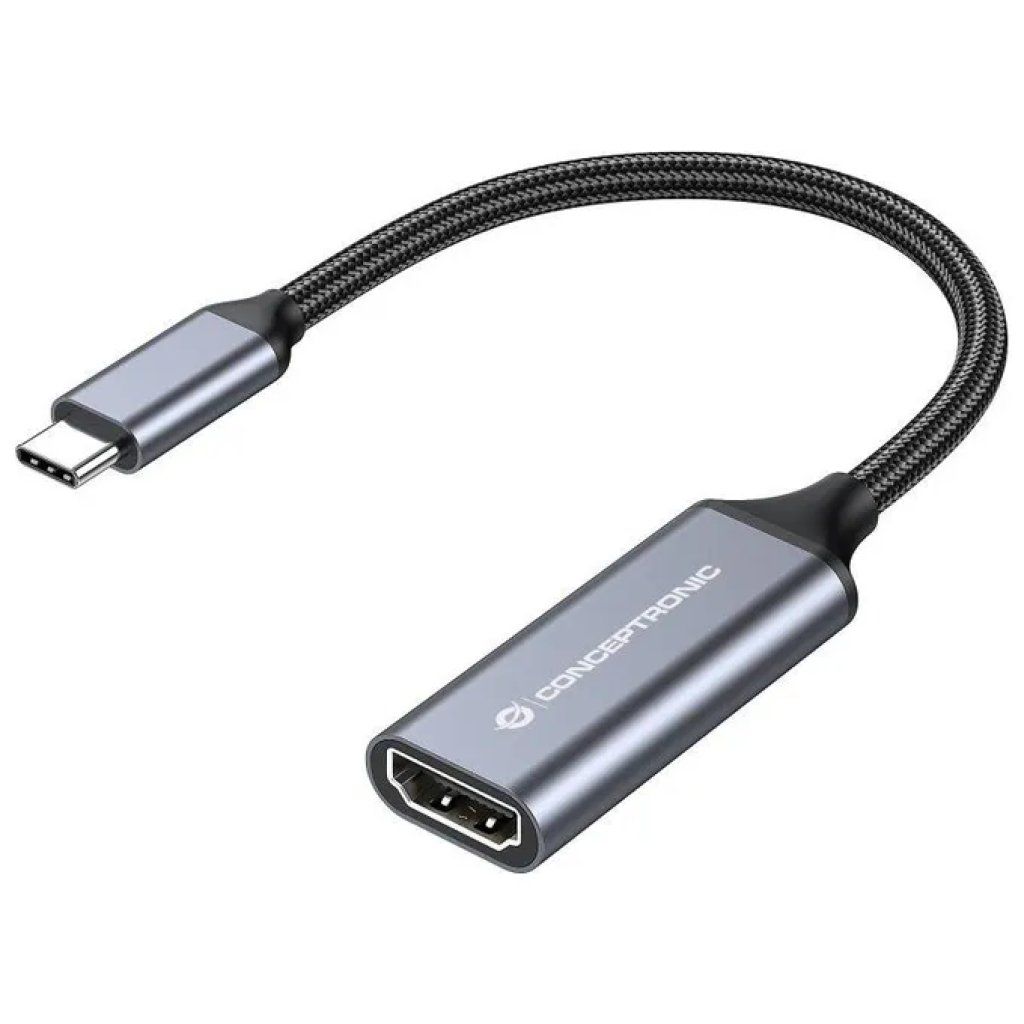 Conceptronic ABBY09G Adattatore Grafico USB-C 4K Grigio Conceptronic ABBY09G Adattatore Grafico USB-C 4K Grigio
